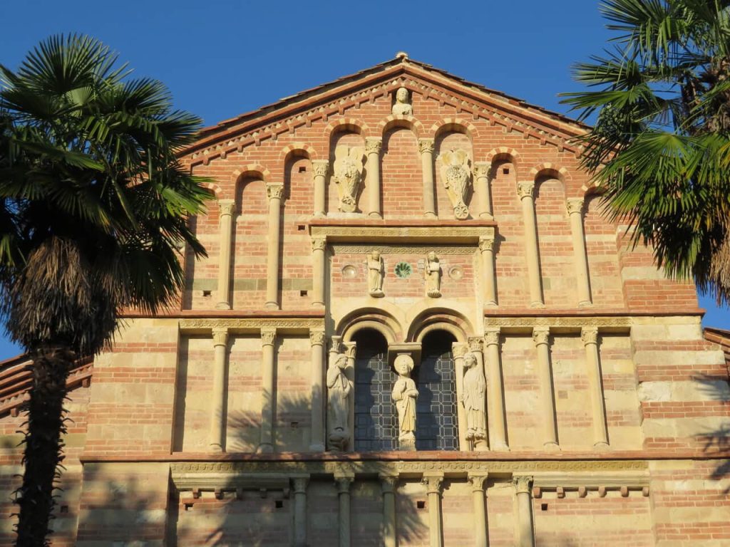 Facade of the Abbey of Vezzolano